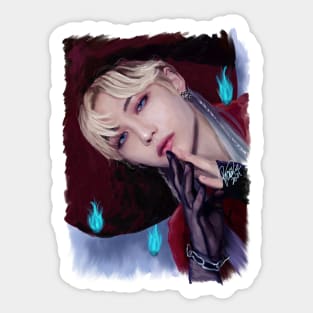 Stray kids Felix Fanart - kpop illustration Sticker